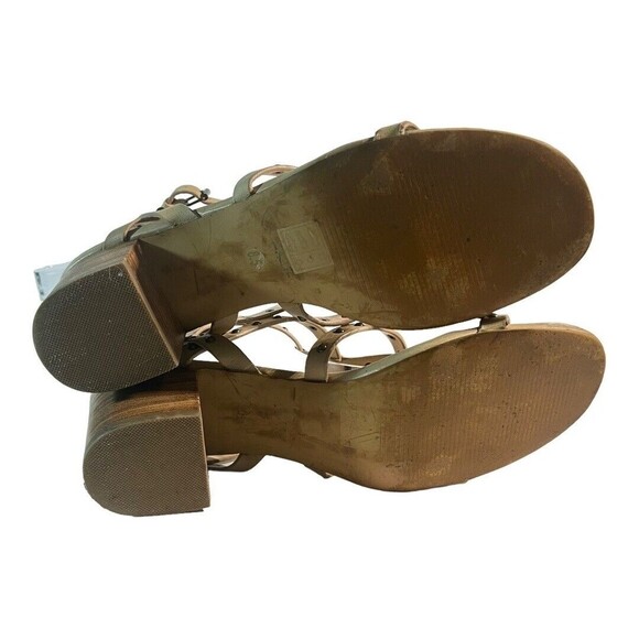 Sole Society Womens Size 8.5 Strappy Studded Sandals Heels - Picture 6 of 7